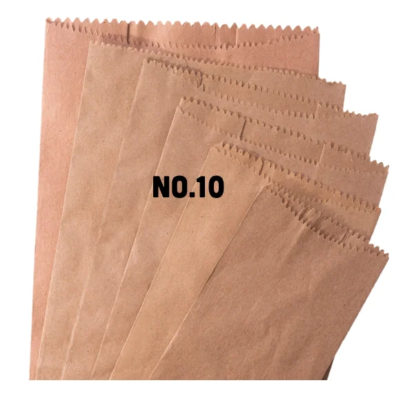 Bolsa de Papel Café #10