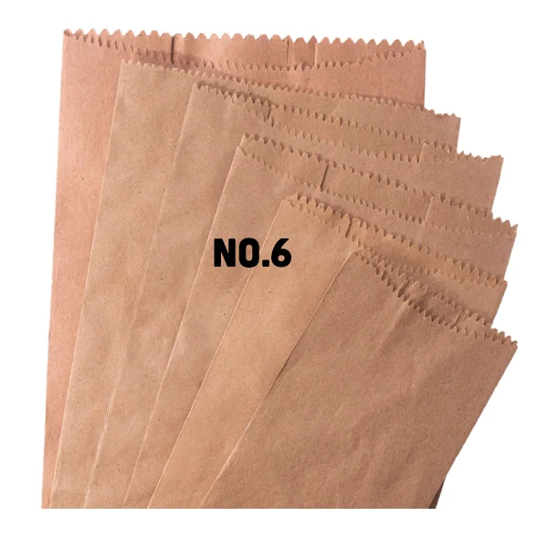 Bolsa de Papel Café #6