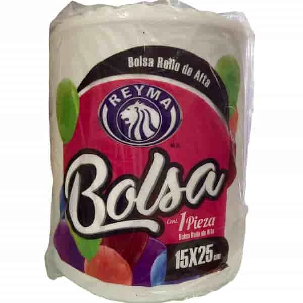 Bolsa de Rollo de Alta Densidad 15x25