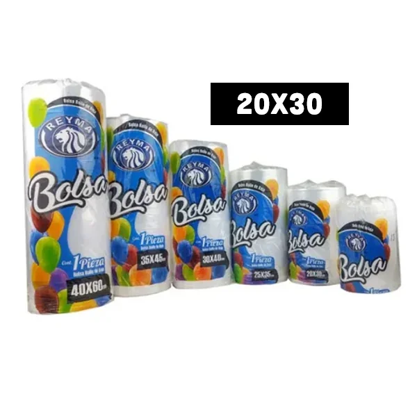 Bolsa de Rollo de Baja Densidad 20x30