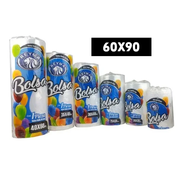 Bolsa de Rollo de Baja Densidad 60x90