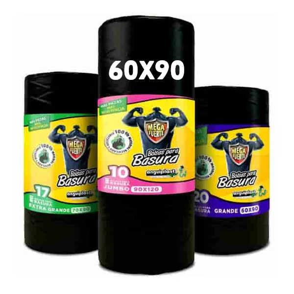Bolsa Negra Rollo 60x90